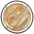 Mesa auxiliar madera maciza de mango Ø55x83