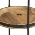 Mesa auxiliar madera maciza de mango Ø55x83