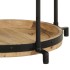 Mesa auxiliar madera maciza de mango Ø55x83