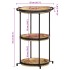 Mesa auxiliar madera maciza de mango Ø55x83