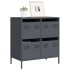 Aparador de acero laminado en frío antracita 68x39x73,5