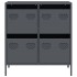 Aparador de acero laminado en frío antracita 68x39x73,5