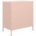 Aparador de acero laminado en frío rosa 68x39x73,5