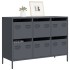 Aparador acero laminado en frío gris antracita 101,5x39x73,5
