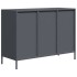 Aparador acero laminado en frío gris antracita 101,5x39x73,5