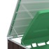 Cobertizo de contenedor de basura acero marrón 72x81x115