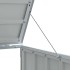 Cobertizo de contenedor de basura acero marrón 72x81x115