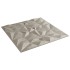 Paneles de pared 48 uds XPS amatista Beton 50x50 cm 12