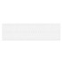 Cabecero de cama pared madera maciza pino blanco 204x3x60