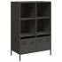 Aparador acero negro 68x39x103,5