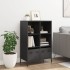 Aparador acero negro 68x39x103,5