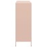 Aparador de acero rosa 101,5x39x103,5