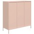 Aparador de acero rosa 101,5x39x103,5