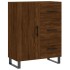 Aparador de madera de ingeniería marrón roble 69,5x34x90