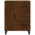Aparador de madera de ingeniería marrón roble 69,5x34x90