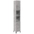 Set muebles de baño 2 piezas madera contrachapada gris